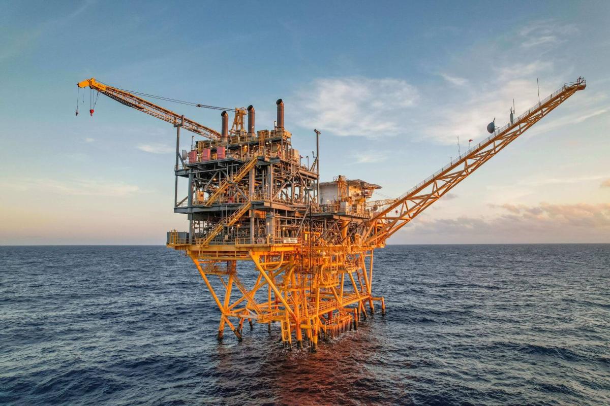Offshore platform in the Gulf of Mexico
